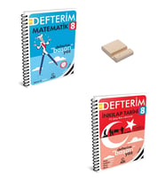 Lgs 8. Sınıf Defterim Matematik ve Inkılap Tarihi + Telefon Standı