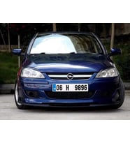 Opel Corsa C uyumlu ÇUPRA  Ön Tampon Lipi Cupra Lip 3 Parça