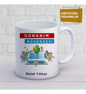Kişiye Özel İsim Yazılabilir Donanım Mühendisi Kupa Bardak