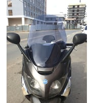 MOTOCAM Piaggio X Evo 400 Ön Cam 2008-2016 Model 70cm Füme Renkli 4mm UZUN