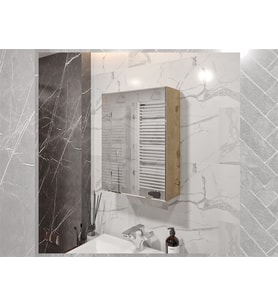 TAYE LEFKAS MEŞE AYNALI BANYO DOLABI