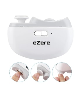 EZERE Elektrikli Tırnak Makası Ve Törpüsü otomatik tırnak makası-(5775) — Renk: Beyaz