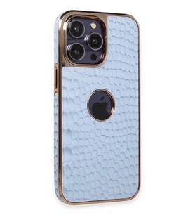 Newface Apple iPhone 14 Pro Max Kılıf Snake Kapak - Sierra Blue