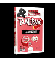 GÜNAY 8.SINIF BUMERANG İNKILAP TARİHİ VE ATATÜRKÇÜLÜK 32 HAFTALIK DENEMELER