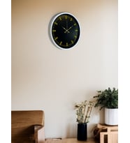36 Cm Beyaz Dekoratif Duvar Saati (Standart)