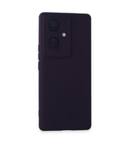 V29 Lite Kılıf Nano Içi Kadife Silikon - Mor