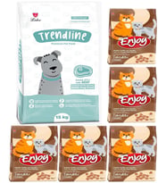 Trendline Dog Biftekli Köpek Maması 15 Kg & Enjoy Tavuk Etli Yetişkin Kedi Mamas