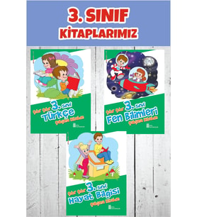 3.Sınıf Çıtır Çıtır Türkçe -Fen Bilimleri -Hayat Bilgisi Çalışma Kitabım