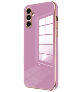 Galaxy A25 5G Kılıf Volet Silikon - Mor