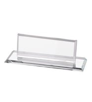 MONARCH PRİME KRİSTAL SET DESENLİ OFİS MASA ÜSTÜ İSİMLİĞİ HEDİYELİK MASA İSİMLİĞİ 541-40 (Beyaz)
