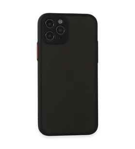 iPhone 11 Pro Kılıf Montreal Silikon Kapak - Siyah