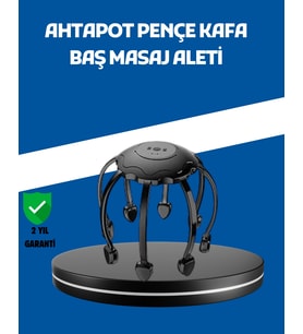 Mulvxkrg Krg02 Elektrikli Saç Derisi Masaj Aleti Çok Noktalı 8 Kollu Titreşimli Masaj (Mulvix)