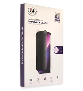 Newface Apple iPhone 15 Pro Bilvis 3D Radian Hayalet Cam Ekran Koruyucu
