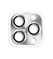Iphone 16 Pers Alüminyum Kamera Lens - Gümüş