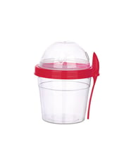 Hazneli Kaşıklı Yoğurt ve Mama Saklama Kabı 500 ml