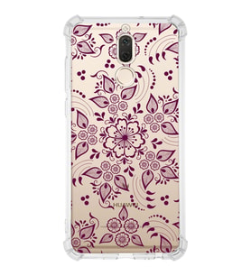 Huawei Mate 10 Lite  Köşe Korumalı Antişok Kapak Nostalji Desen Tasarımlı Şeffaf  Kılıf