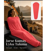 Beylini Kamp Uyku Tulumu Nefes Alır Jarse Esnek Kumaş Dayanıklı Taşıma Çantası Hediyeli Uyku Tulumu Konforlu Yıkanabilir Gezi Outdoor Av Balık Festival