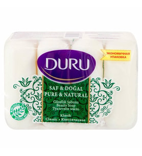 Duru Saf & Doğal Klasik Kalıp Sabun 4x70g 280g