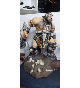 World Of Warcraft Durotan Figür WOW Durotan Obje 25CM Büyük Boy