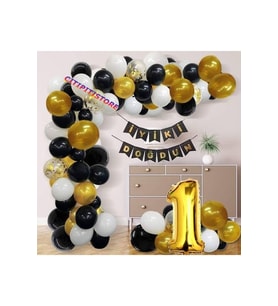 Çıtıpıtıstore Lüks 1 Yaş Doğum Günü Balon Zincir Set