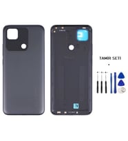 Xiaomi Redmi 10A FULL Kasa Arka Kapak Yan Tuş Takımı SİYAH - TAMİR SETİ