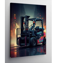 Kanvas Tablo Endüstriyel Forklift Gücü