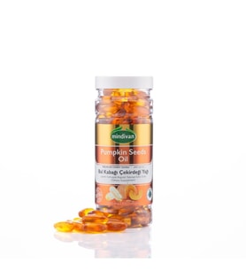 Mindivan Bal Kabağı Çekirdeği Yağı Soft Jel 1000 mg x 100 Kapsül