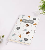 Kişiye Özel İsimli Beyaz Defter-9