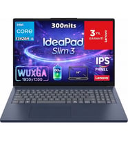 LenovoIdeapad Slim 3 16IRH10 I5-13420H 40-Gbddr5 1 Tbssd 16" Wuxga (1920X1200) IPS Panel Windows 11 Pro 83K20009TRAT69