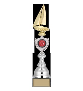 ODAK KUPA - Figürlü Kupalar - Yelken Figürlü Kupalar FG-035 A - 45 cm