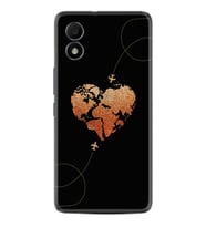 TCL 303 Kılıf Silikon Desen Özel Seri Plane Heart 1721
