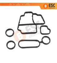 Audi Seat Skoda VW VAG 1.6TDI 2.0 TDI Motor İçin Yağ Soğutucu Gövde Yağ Filtre Yuvası Conta Seti