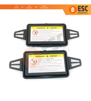 Mercedes W211 İçin Siyah Renk Güneşlik Ayna Kapağı Sağ ve Sol 2108102510