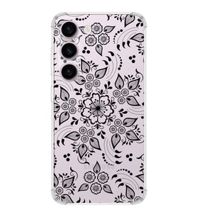 Samsung Galaxy S23  Köşe Korumalı Antişok Kapak Nostalji Desen Tasarımlı Şeffaf  Kılıf