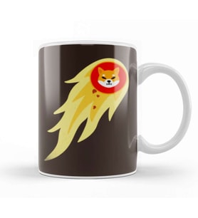 Shiba Inu Coin To The Moon SHIBARMY Kupa Bardak Porselen