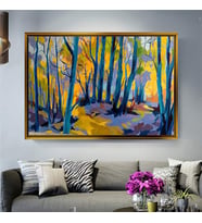 Altın Çerçeveli dekoratif tablo l1026 (Gold)