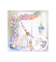 Makaron Karışık Balon 50 Adet. Ve Balon Zincir Aparatı 5 Mt
