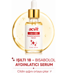Işıltı 18 – Bisabolol Aydınlatıcı Serum – 30 ml.