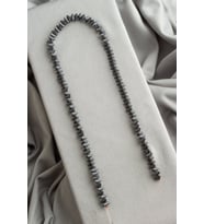 Hematit Doğal Taş Parlak Gri Üçgen Kesim 6x3mm Dizi [AA]
