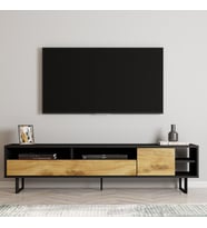 TV Sehpası Vega Siyah Kilim 180 cm