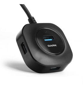 DARK Connect Master X4 DK-AC-USB345 4port USB 3.0 Siyah USB Çoklayıcı Hub