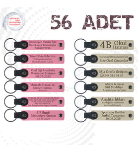 Pembe & Sütlü Kahve, 56’li Set, Kişisel Yazılı Hediyelik, Gönüllü Proje Katılımcılarına Anlamlı Anı