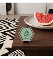 Manevi Huzur Veren Sabır İbareli Dekoratif Masaüstü Süsü Çalışma Masalarınıza Şık Bir Dokunuş 10x10 cm
