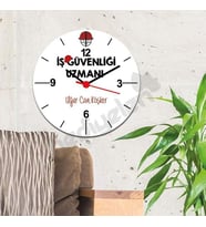 İş Güvenliği Uzmanı Duvar Saati 002