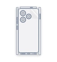 SChitec TECNO Spark 20C Uyumlu Fullbody Arka Kaplama Hidrojel Koruyucu Film