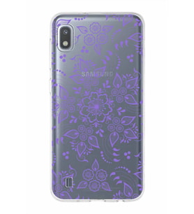 Samsung Galaxy A10  Kapak Nostalji Desen Tasarımlı Şeffaf Silikon Kılıf