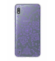 Samsung Galaxy A10  Kapak Nostalji Desen Tasarımlı Şeffaf Silikon Kılıf