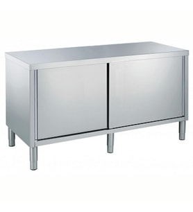 Electrolux Professional Dolaplı Çalışma Tezgahı, 1 Ara Raflı, 2 Kayar Kapılı - 1800 Mm MTN1800PN