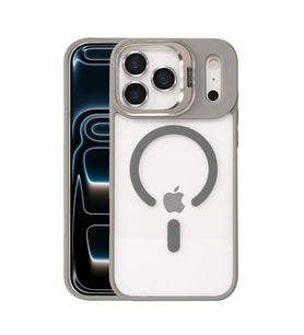 Joko Apple İphone 17 Pro Remim Lensli Magsafe Standlı Kapak - Titan Gri