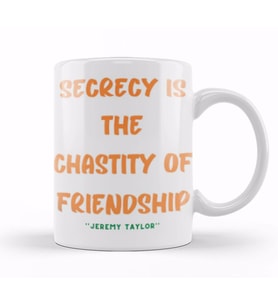 Friendship Quotes DAY ideas LOVE gift Kupa Bardak Porselen